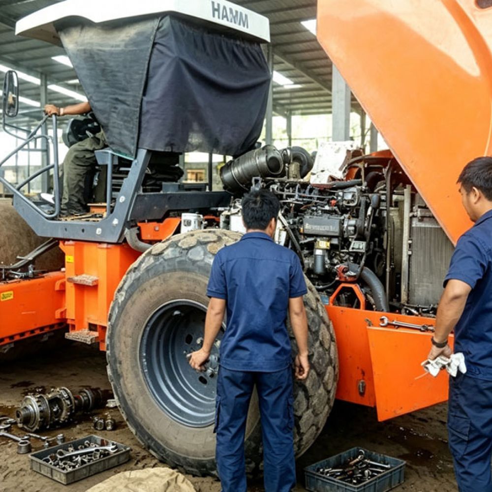 Sữa chữa xe lu