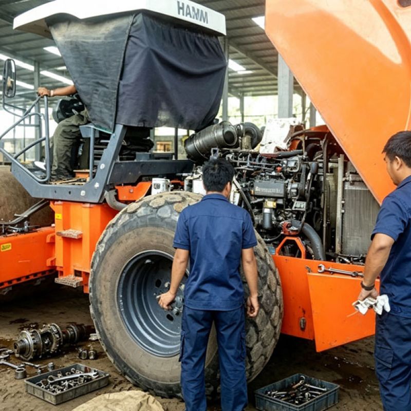 Sữa chữa xe lu