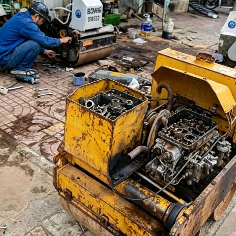Sữa chữa xe lu