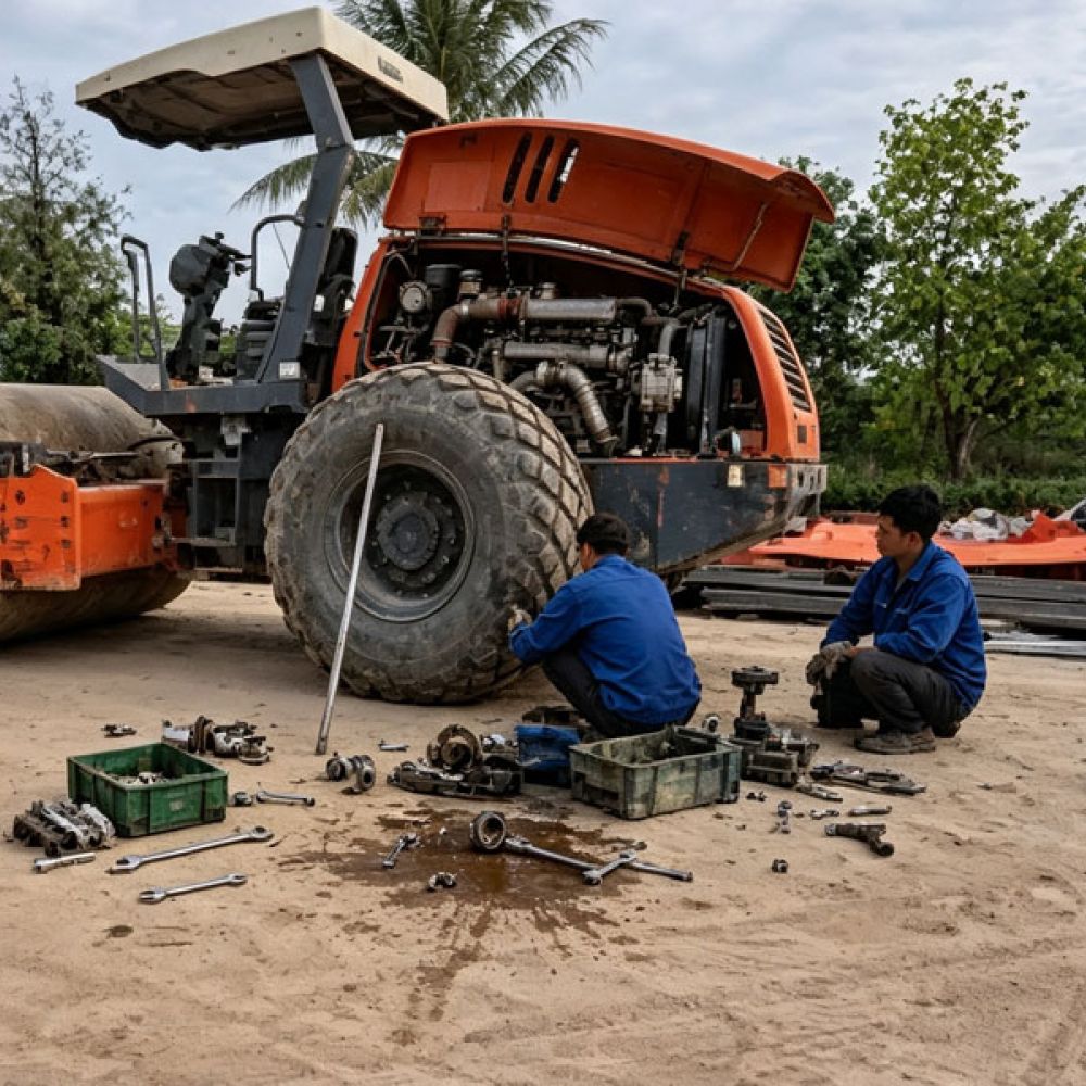 Sữa chữa xe lu