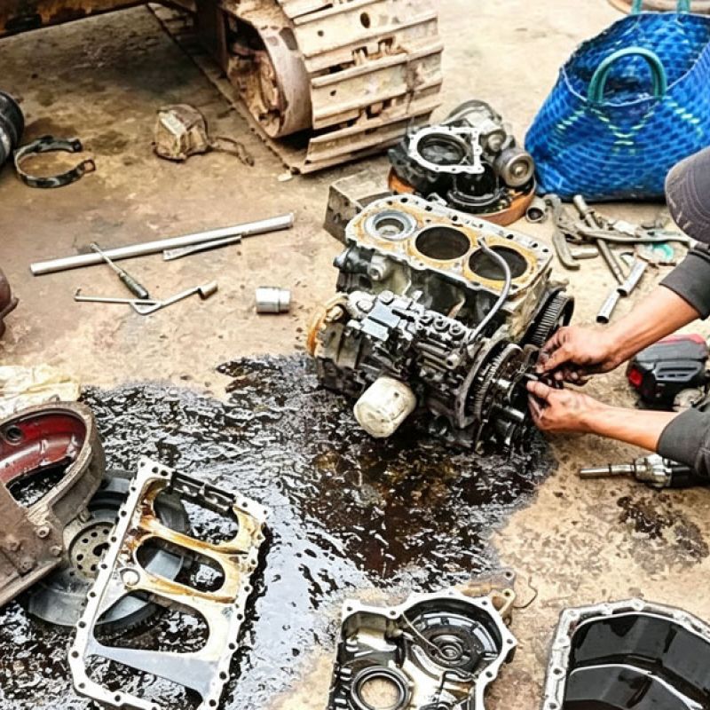 Sữa chữa xe cuốc