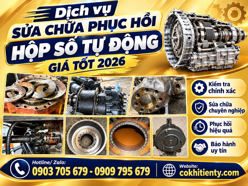 Dịch Vụ Sửa Chữa Phục Hồi Hộp Số Tự Động - Uy Tín, Giá Tốt 2026