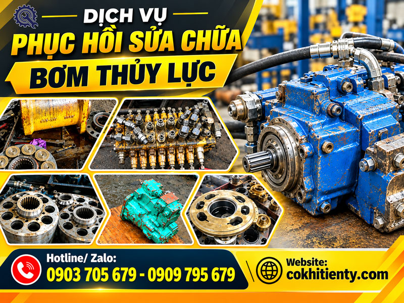 Dịch Vụ Sửa Chữa Phục Hồi Bơm Thủy Lực